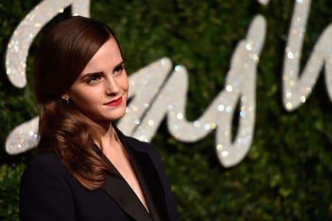 Emma Watson attends the British Fashion Awards at London Coliseum on December 1, 2014 in London, England.