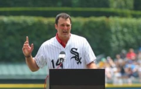 Jul 18, 2015; Chicago, IL, USA; Chicago White Sox star Konerko is likely to become one of the most hotly debated HOF nominees of the Mandatory Credit: Dennis Wierzbicki-USA TODAY Sports