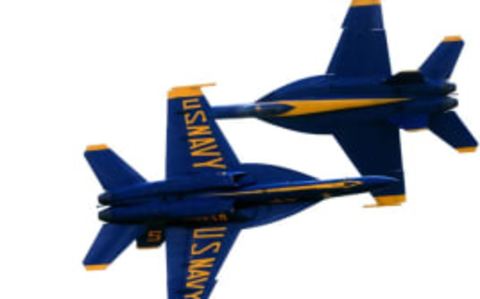 Former Ohio State Football player Ryan Miller takes flight with the Blue Angels