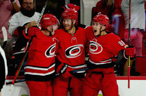 Dougie Hamilton, Carolina Hurricanes (Photo by Gregg Forwerck/NHLI via Getty Images)