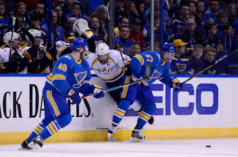 Blues Vs. Predators. Jeff Curry-USA TODAY Sports