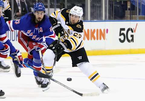 Brad Marchand #63 of the Boston Bruins. (Photo by Bruce Bennett/Getty Images)