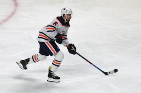 Edmonton Oilers Defenseman Kris Russell #6 Mandatory Credit: Jean-Yves Ahern-USA TODAY Sports