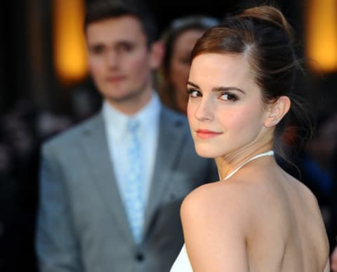 Emma Watson attends the UK premiere of 'Noah' at Odeon Leicester Square on March 31, 2014 in London, England.