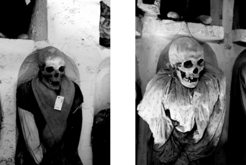 Mummies in the Catacombs of the Capuchins in Palermo