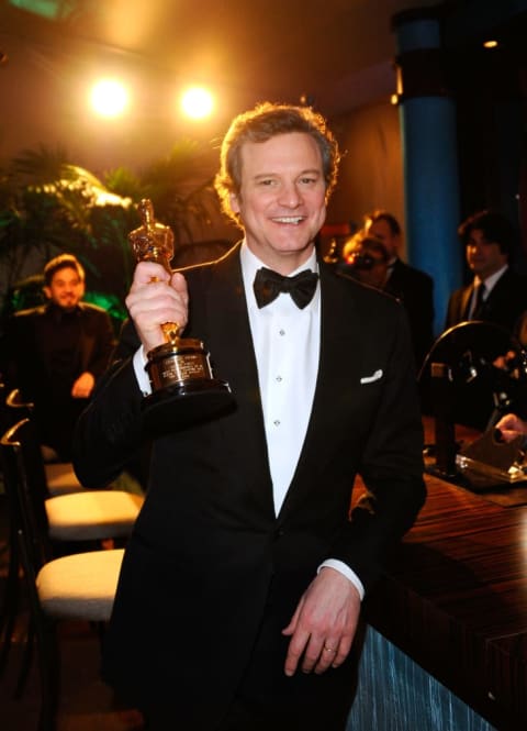 Colin Firth with his Oscar in 2011.