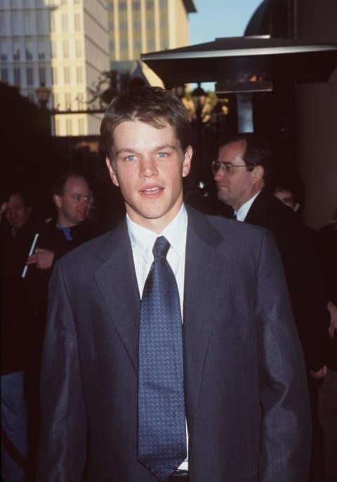 Actor Matt Damon in 1999