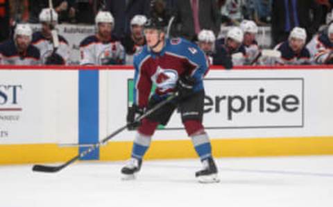 DENVER, CO – FEBRUARY 18: Tyson Barrie (Photo by Michael Martin/NHLI via Getty Images)