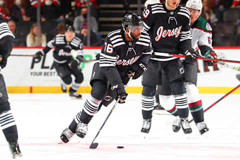 New Jersey Devils defenseman P.K. Subban #76 (Photo by Rich Graessle/Getty Images)