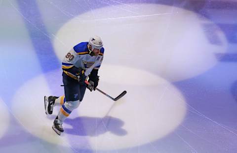 Ryan O’Reilly #90 of the St. Louis Blues (Photo by Jeff Vinnick/Getty Images)