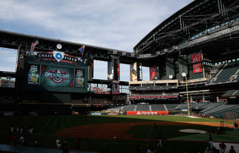 Chase Field could hold three games per day with its retractable roof. Photo by C. Petersen/Getty Images.