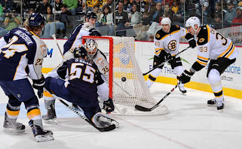 : Zdeno Chara #33 of the Bruins(Photo by Frederick Breedon/Getty Images)