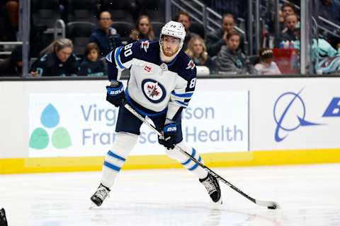 Winnipeg Jets, Pierre-Luc Dubois #80 (Photo by Steph Chambers/Getty Images)