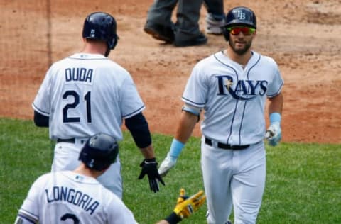 NEW YORK, NY – SEPTEMBER 13: Kevin Kiermaier. (Photo by Jim McIsaac/Getty Images)