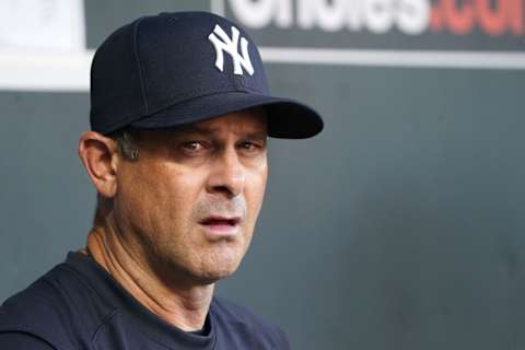 New York Yankees manager Aaron Boone: Mitch Stringer-USA TODAY Sports