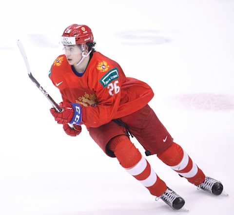 VANCOUVER , BC – JANUARY 4: Alexander Romanov. (Photo by Kevin Light/Getty Images)