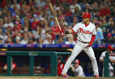 If the Phillies sign Machado, they could trade Hernandez to open second base for Kingery. Photo by Rich Schultz/Getty Images.