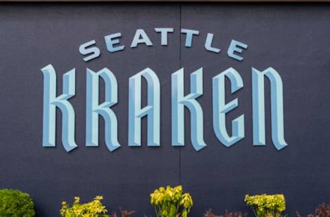 SEATTLE, WASHINGTON – AUGUST 21: The Team Store for the Seattle Kraken, the NHL’s newest franchise, opens for business on August 21, 2020 in Seattle, Washington. (Photo by Jim Bennett/Getty Images)