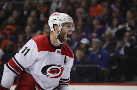 Jordan Staal, Carolina Hurricanes (Photo by Bruce Bennett/Getty Images)