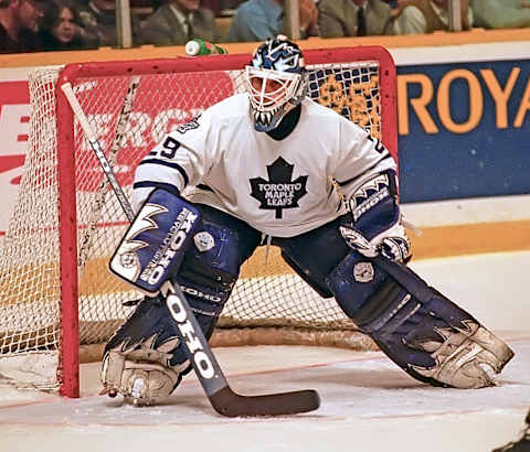 Felix Potvin, Toronto Maple Leafs (Photo by Graig Abel/Getty Images)