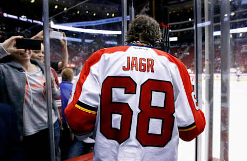 Jaromir Jagr #68 of the Florida Panthers. (Photo by Ralph Freso/Getty Images)