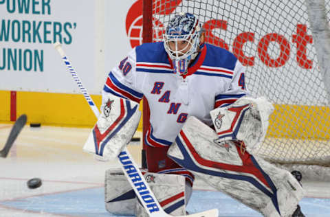 New York Rangers, Alexander Georgiev #40 (Photo by Claus Andersen/Getty Images)