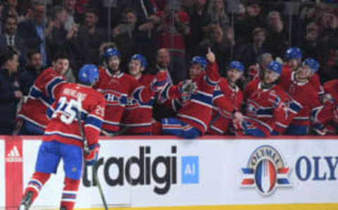 MONTREAL, QC – APRIL 6: Ryan Poehling #25 (Photo by Francois Lacasse/NHLI via Getty Images)