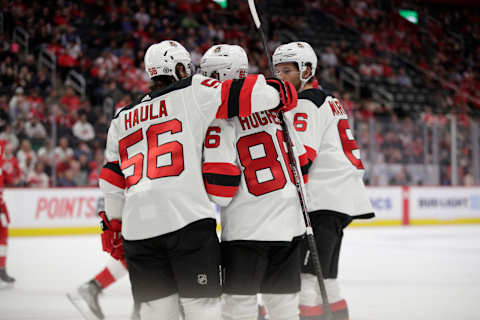 Jack Hughes #86 of the New Jersey Devils: Brian Sevald-USA TODAY Sports