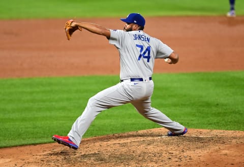 Kenley Jansen-Mandatory Credit: Ron Chenoy-USA TODAY Sports