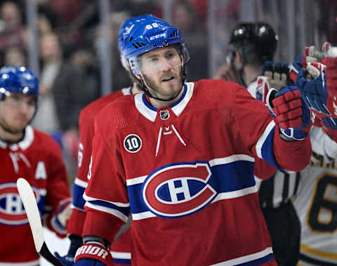 Apr 24, 2022; Montreal, Quebec, CAN; Montreal Canadiens forward Mike Hoffman. Mandatory Credit: Eric Bolte-USA TODAY Sports