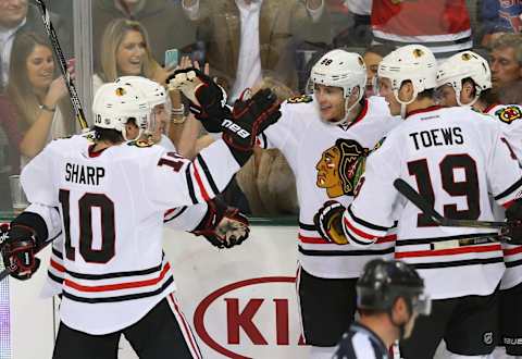 Patrick Kane #88 of the Chicago Blackhawks (Photo by Ronald Martinez/Getty Images)