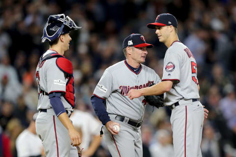 NEW YORK, NY – OCTOBER 03: Manager Paul Molitor. (Photo by Elsa/Getty Images)