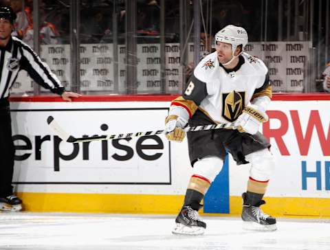 Phil Kessel #8 of the Vegas Golden Knights. (Photo by Bruce Bennett/Getty Images )