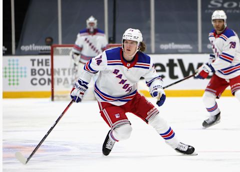 UNIONDALE, NEW YORK – APRIL 11: Vitali Kravtsov. (Photo by Bruce Bennett/Getty Images)