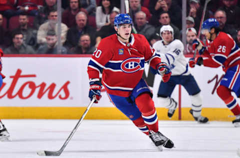 Juraj Slafkovsky #20, Montreal Canadiens (Photo by Minas Panagiotakis/Getty Images)