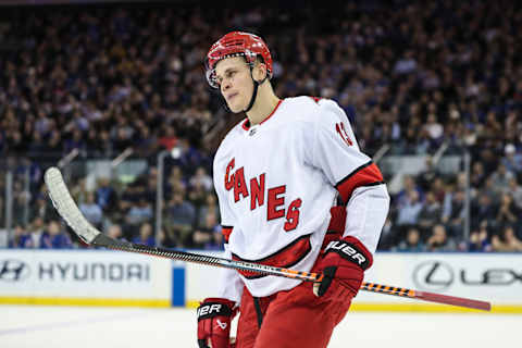 Mar 21, 2023; New York, New York, USA; Jesse Puljujarvi. Mandatory Credit: Wendell Cruz-USA TODAY Sports