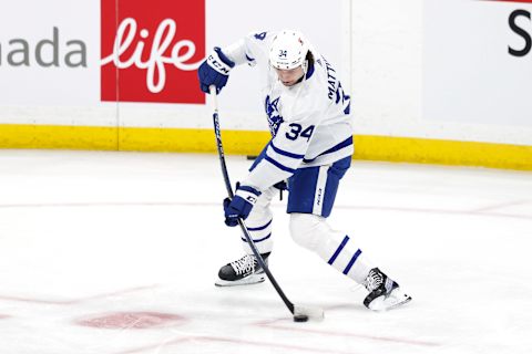 Toronto Maple Leafs center Auston Matthews (34). Mandatory Credit: James Carey Lauder-USA TODAY Sports