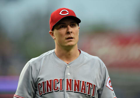 LOS ANGELES, CA – MAY 12: Cincinnati Reds Starting pitcher Hommer Bailey (34) walks off the field during a Major League Baseball game between the Cincinnati Reds and the Los Angeles Dodgers on May 12, 2018 at Dodger Stadium in Los Angeles, CA. (Photo by Chris Williams/Icon Sportswire via Getty Images)