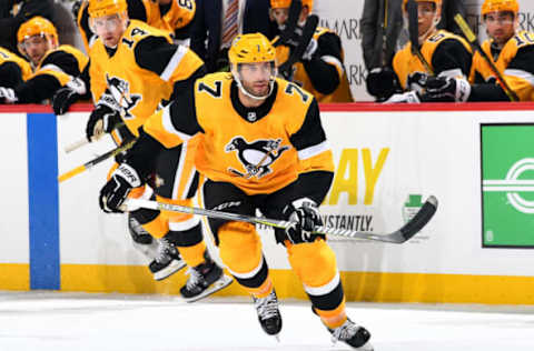 PITTSBURGH, PA – JANUARY 30: Matt Cullen #7 of the Pittsburgh Penguins skates against the Tampa Bay Lightning at PPG Paints Arena on January 30, 2019 in Pittsburgh, Pennsylvania. (Photo by Joe Sargent/NHLI via Getty Images)