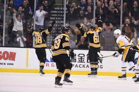 BOSTON, MA – MARCH 1: David Pastrnak