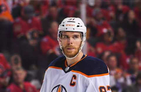 Connor McDavid #97, Edmonton Oilers (Photo by Derek Leung/Getty Images)