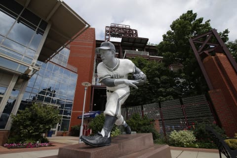 PHILADELPHIA, PA – JUNE 18: A statue of Robin Roberts stands outside Citizens Bank Park before a game between the Arizona Diamondbacks and Philadelphia Phillies on June 18, 2017 in Philadelphia, Pennsylvania. (Photo by Rich Schultz/Getty Images)