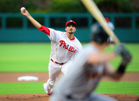 Even though Eflin won’t have an under-1.00 ERA, he could be the three-slot arm the Phillies need if he can stay healthy. Photo by Miles Kennedy/Philadelphia Phillies/Getty Images.