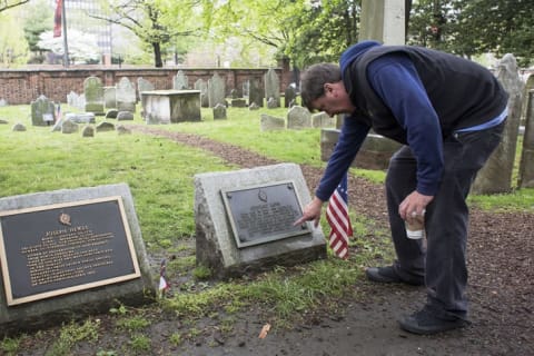 John Hopkins in Christ Church Burial Ground.