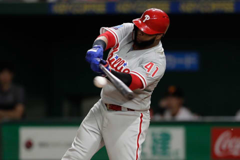 Phillies fans immediately rejected Santana’s signing in 2018. Photo by Kiyoshi Ota/Getty Images.