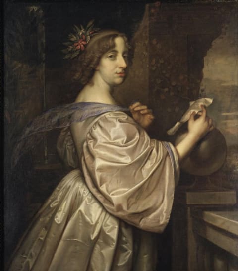 A 1650 painting of Queen Christina by David Beck