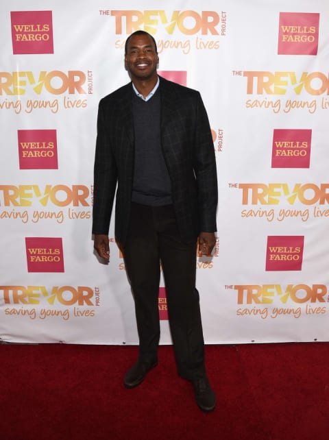 Jason Collins attends "TrevorLIVE LA."