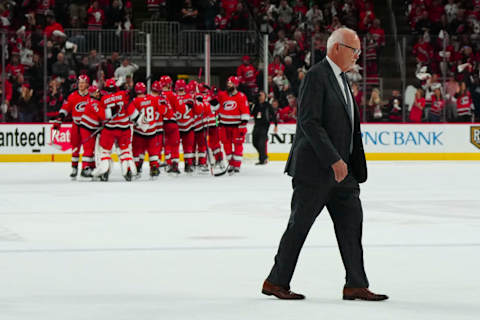 New Jersey Devils head coach Lindy Ruff: James Guillory-USA TODAY Sports