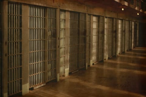 Cells in Old Idaho Penitentiary.