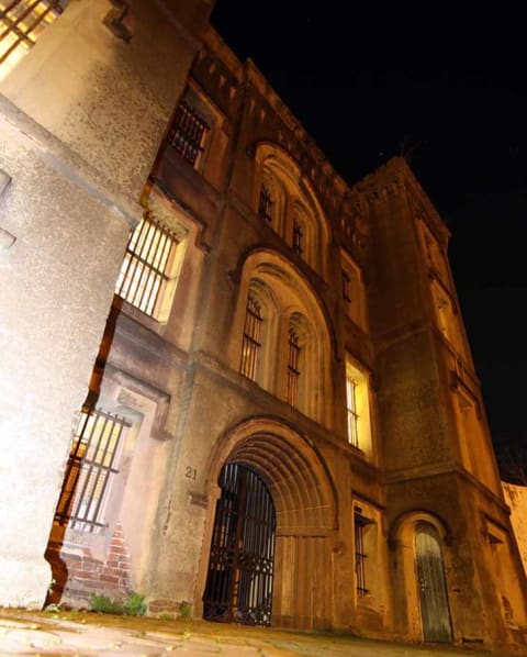 The exterior of Old City Jail in Charleston, South Carolina.